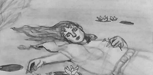 A Sketch of The Death of Ophelia